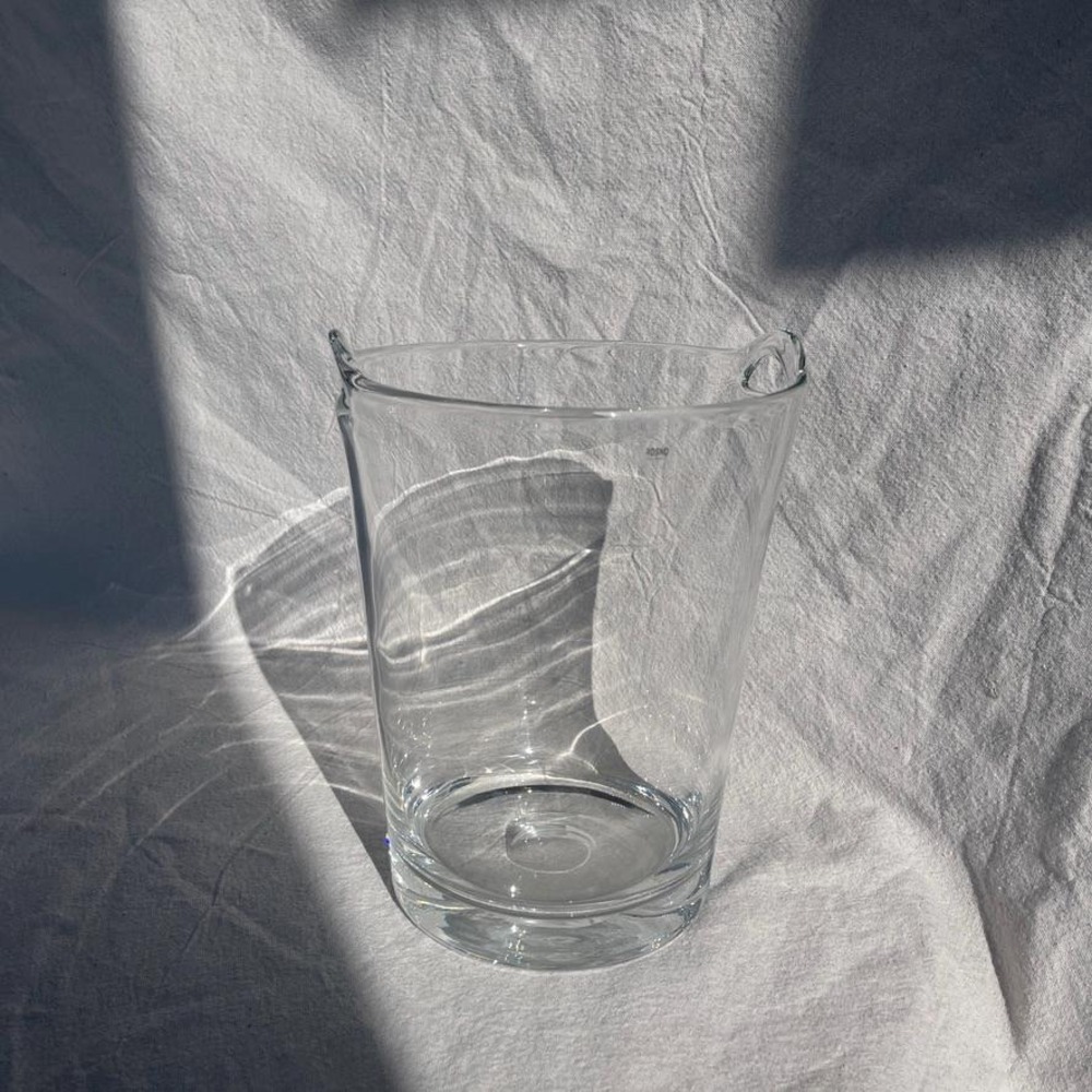Late‎ 20th Century Glass Krosno Polish Hand Blown Champagne Ice Bucket